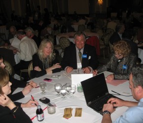 The New York State delegation preparing for Hill Visits at Advocacy Week 2012.